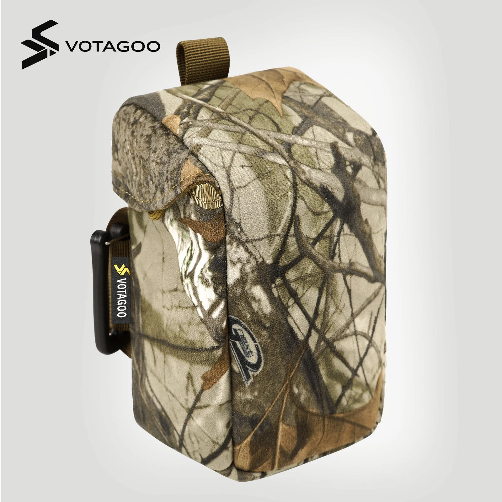VOTAGOO Taktische Laser-Entfernungsmesser-Tasche Multifunktionale Kamera- und Teleskop-Aufbewahrungsbox MOLLE-Kompatible Outdoor-Ausrüstung