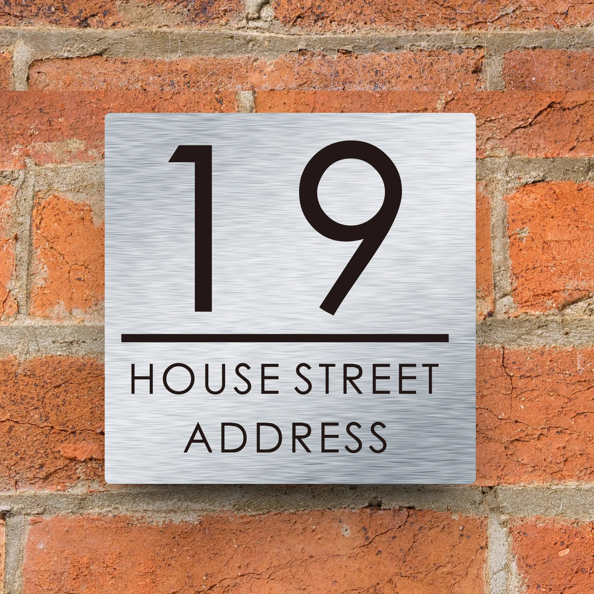 

Personalized Custom Modern Metal Floating House Numbers Sign Door Address Street 3D Digital Plaque Outdoor Name For Wall Plate