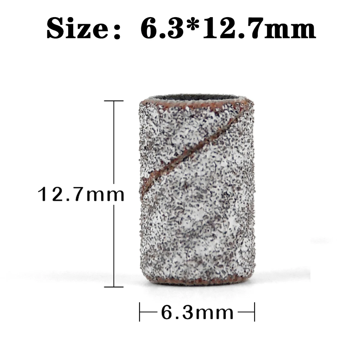 شحن مجاني 6.3 مللي متر ماكينة حفر الأظافر استبدال أدوات ملحقات الرأس 10000 قطعة/الحالة