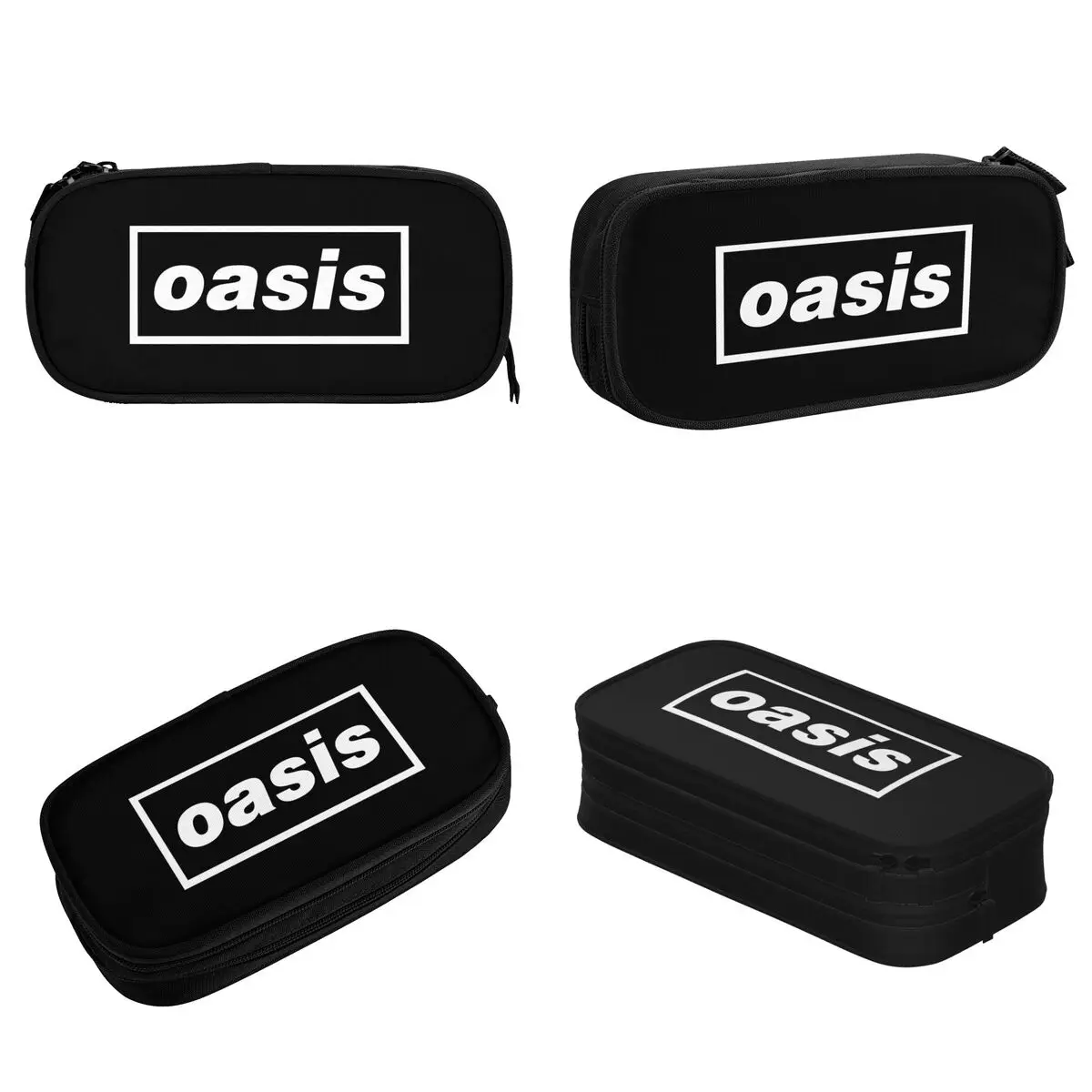 Imagem -02 - O-oasis Rock Band Lápis Case Grandes Bolsas de Armazenamento Álbuns de Música Lápis Caneta para Estudantes Material Escolar Papelaria Presentes