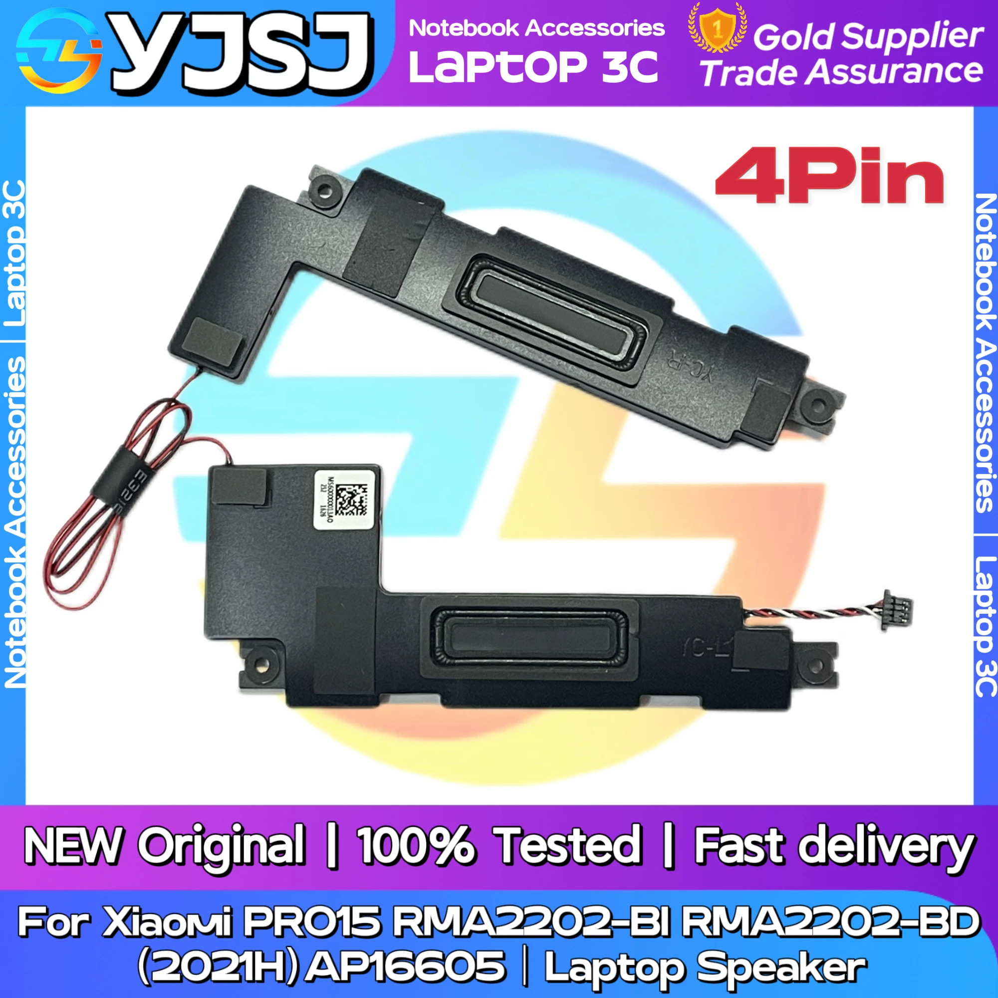 

Новый оригинальный динамик для ноутбука Xiaomi PRO15 RMA2202-BI RMA2202-BD 2021h AP16605 встроенный динамик звуковой сигнал