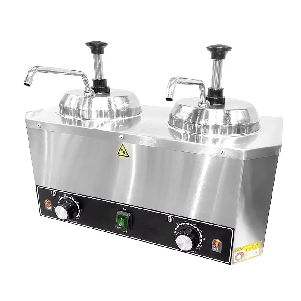 Constant Temp Commercial Sauce Pump Dispenser Anti-clog Cheese Warmer Chocolate Melter Jam Extruder