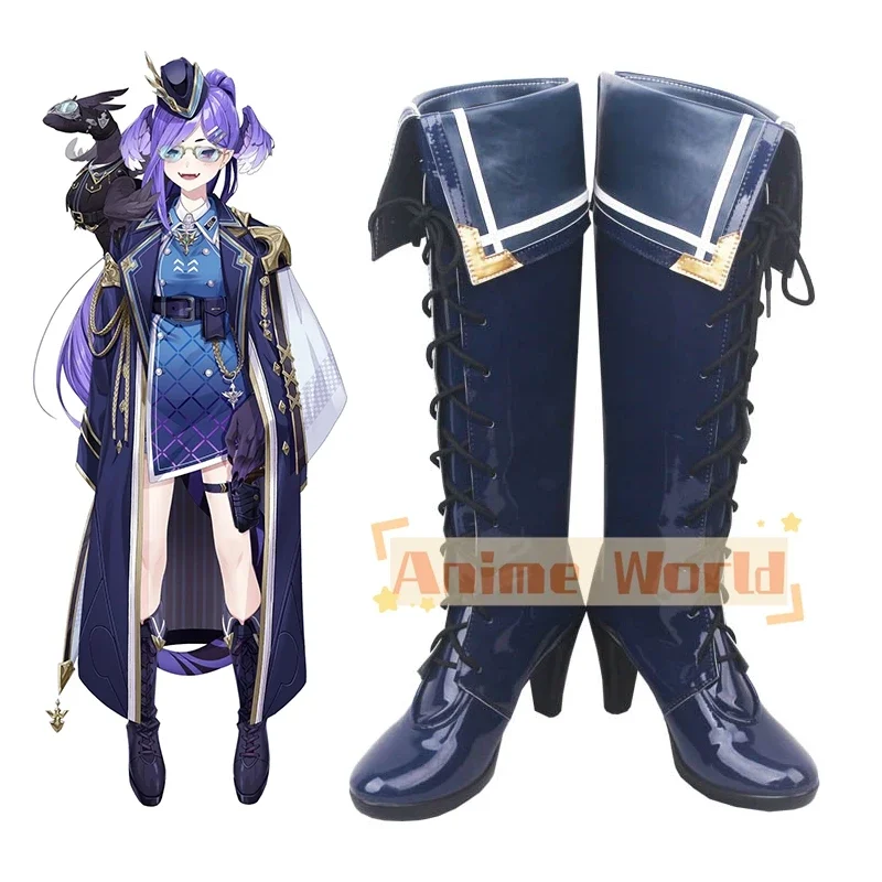 

Виртуальный YouTuber Nijisanji OBSYDIA Selen Tatsuki Обувь Сапоги для косплея Хэллоуин Карнавальные сапоги на заказ