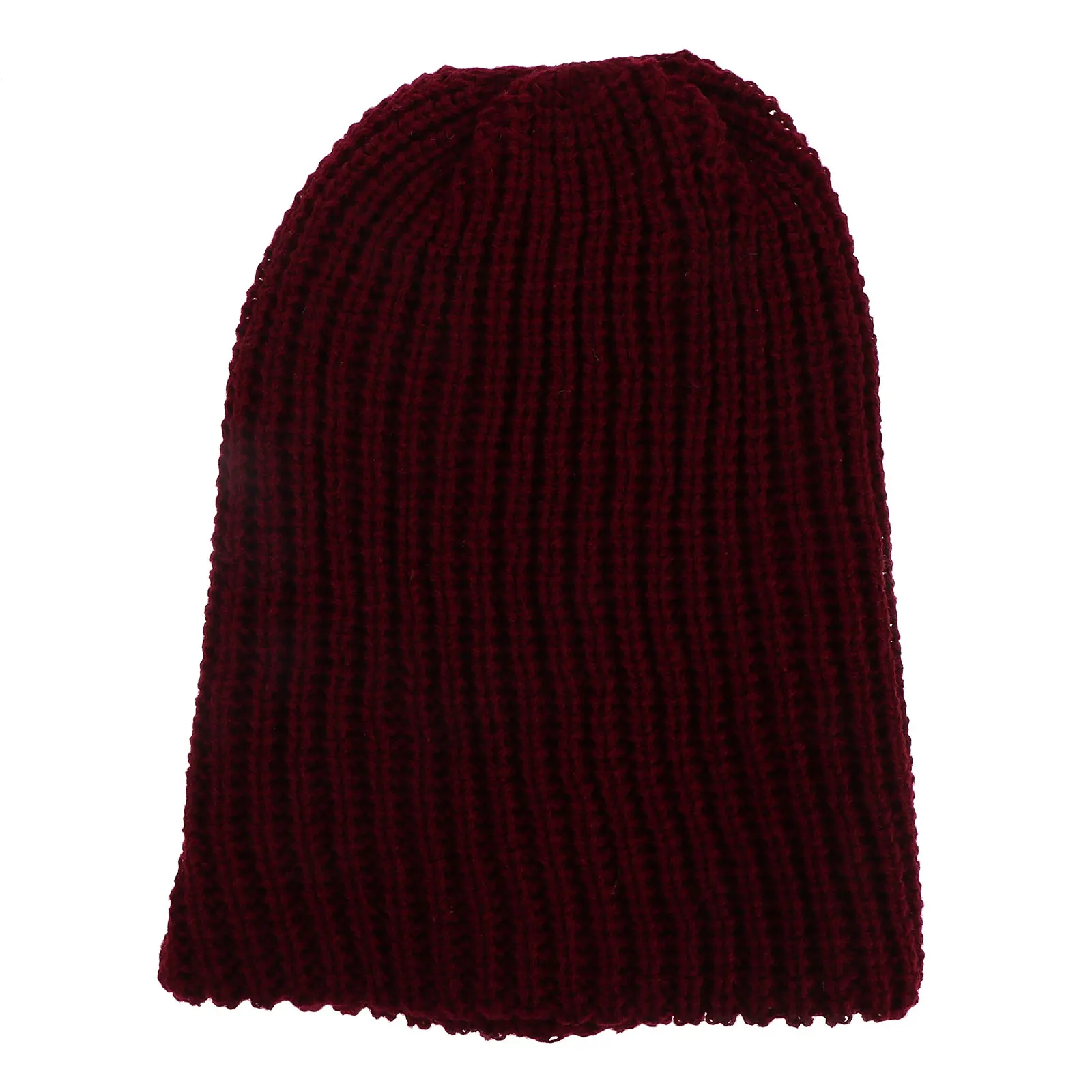 

Knitted Woolen Hat Solid Color Winter Autumn Warm Casual Wool Beanie Soft Comfortable Knitting Outdoor Wool Hat
