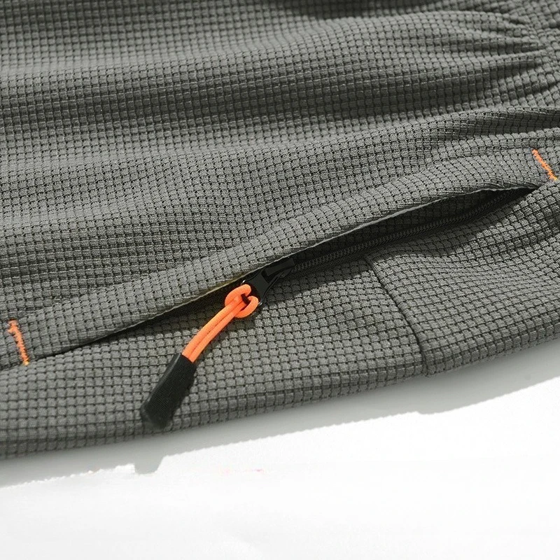 Open Crotch Breathable Exercise Shorts  for Men Summer Sporty Mini Leggings Gym Fitness Trainning Crotchless Cropped Trousers