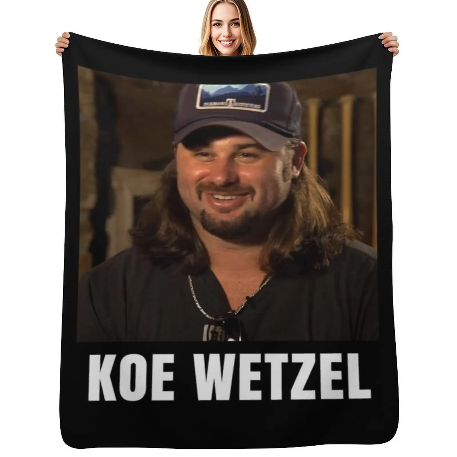 Manta Koe Wetzel, lavable a máquina, suave y cálida