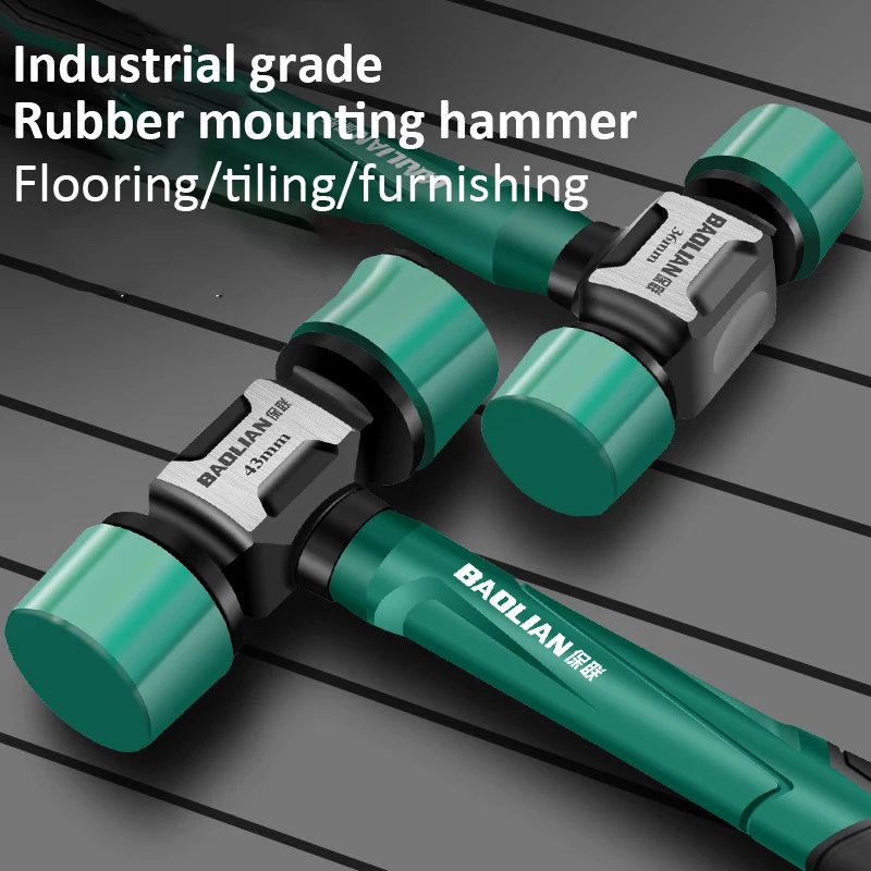 Rubber Mallet; Rubber Hammer For Laying Floor Tiles; Plastic Solid Hammer; Rubber Striking Tool.