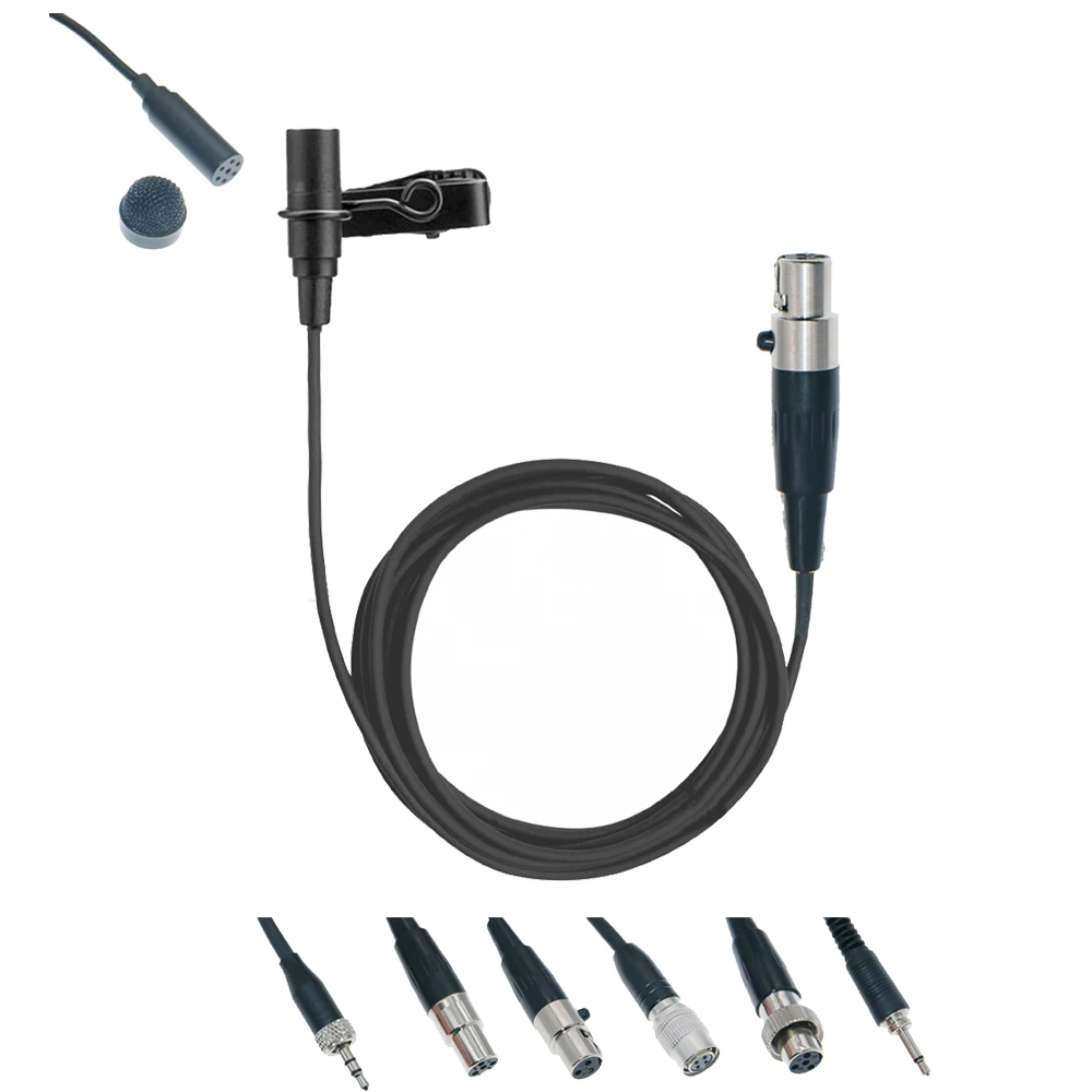 

High Quality MKE2 Lavalier Lapel Microphone For Shure Sennheiser AKG Samson Audio-Technica Sony BodyPack Transmitter 3.5mm