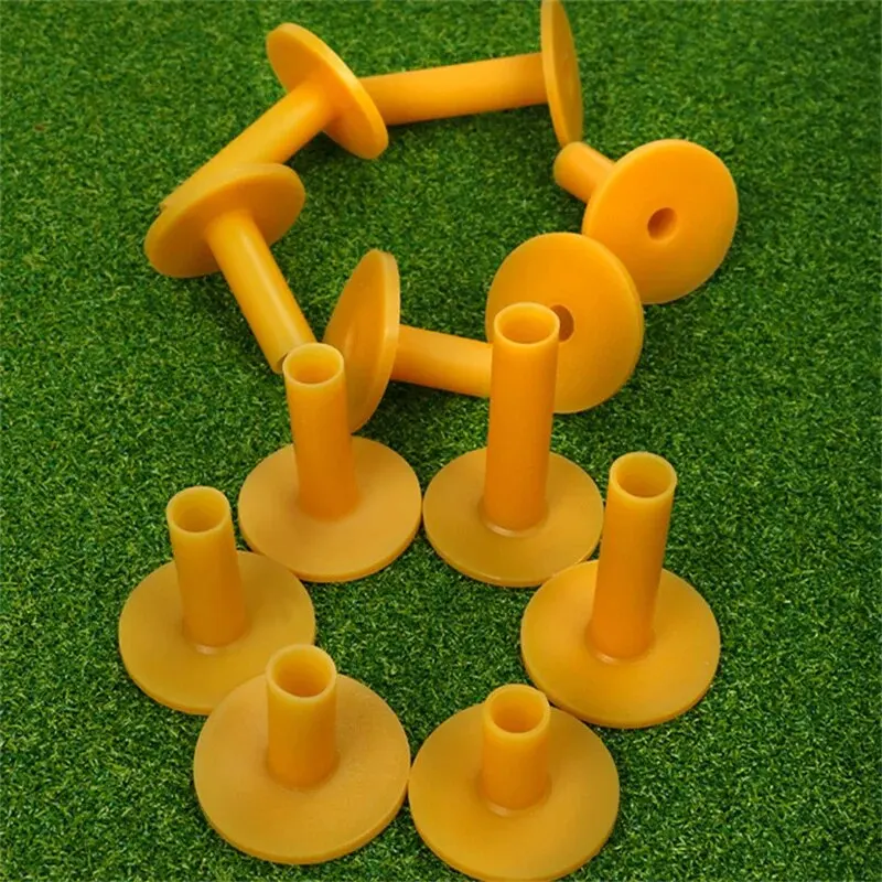 PGM 10pcs Rubber Golf Tee Holders for Indoor Outdoor Golf Driving Range 43mm 54mm 70mm 83mm Golf Ball Practice Accessorice QT001