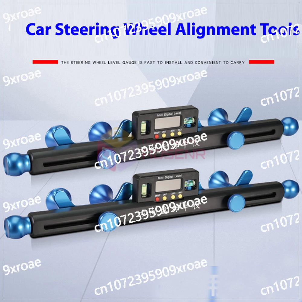 Electronic Adjustable Car Steering Wheel Level Alignment Tools Leveling Holder Wheel Aligner