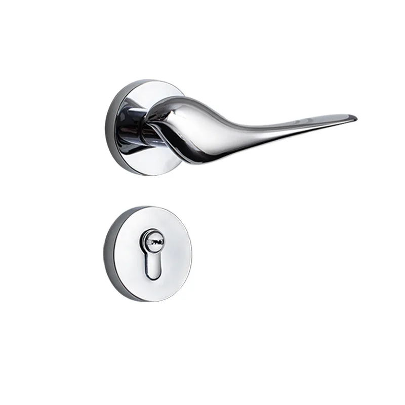 Bird Room Door Lockset Light Luxury Silent Bedroom Gold Magnetic Universal Door Handle Complete Set of Handle Lock