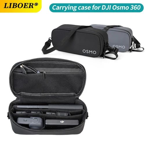 Estuche de transporte para DJI Osmo 360 Adventure Combo, bolsa de viaje portátil impermeable para cámara de acción protectora con correa para Osmo 360