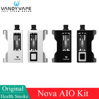 Original Vandy Vape Nova AIO Kit 60W Mod RBA DIY Vape 6ml Side Filling Support External 18650 battery Electronic Cigarette