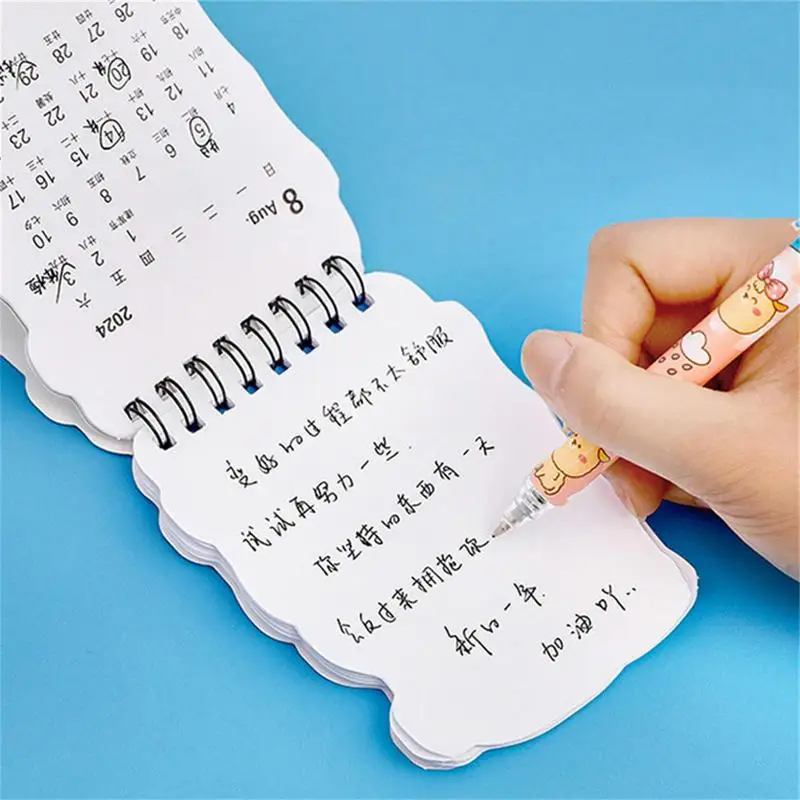 Mini calendrier de bureau, 2024, à partir de juin 2023 décembre 2024, mignon, plus sombre que la planification et l'organisation 03, planificateur de bureau