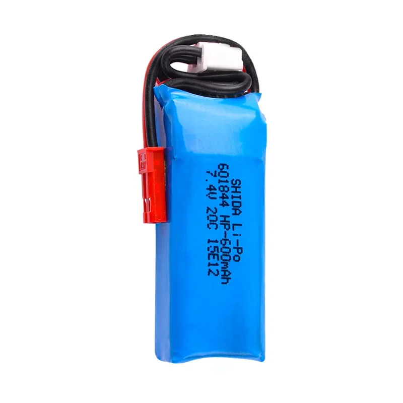 7.4V 600mAh 20C Lipo Battery for WLtoys K969 K979 K989 K999 P929 P939 RC Racing Crawler RTR Drifting Car Battery Spare Parts 80