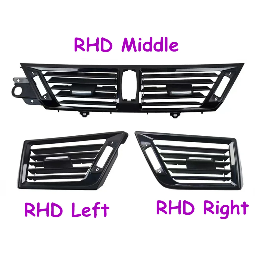 RHD Car Dashboard Air Conditioning AC Vent Grille Outlet Panel Replacement For BMW X1 E84 2010 2011 2012 2013 2014 2015