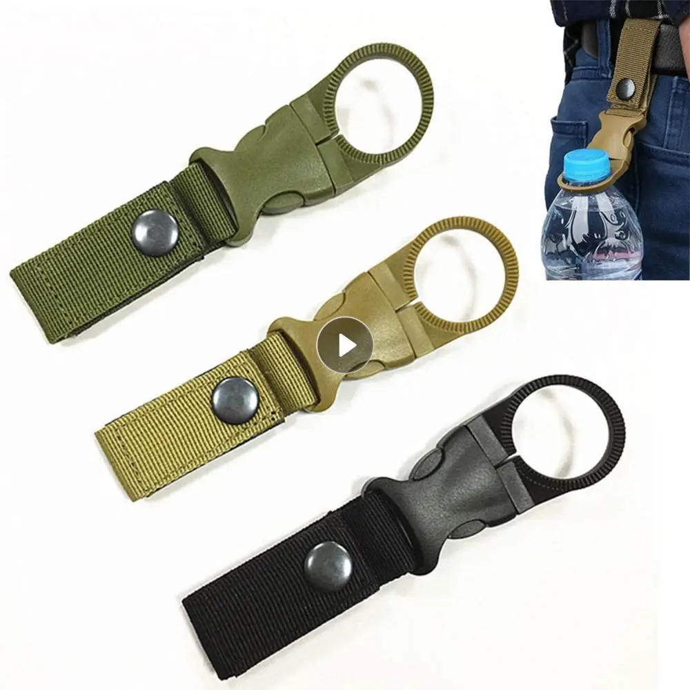 Water Kettle Hanging Rope Bright Color Multifunctional 14.5cmx2.5cm 23g Outdoor Tool Camping Backpack Buckle Durable Belt Buckle