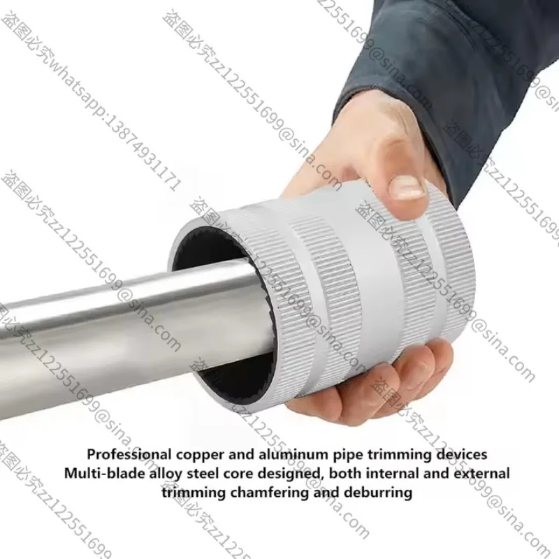 Suitable for Tube Deburring Tool Copper Stainless Steel Pipe Chamferer, Inside & Outside Edge Trimming Cutter
