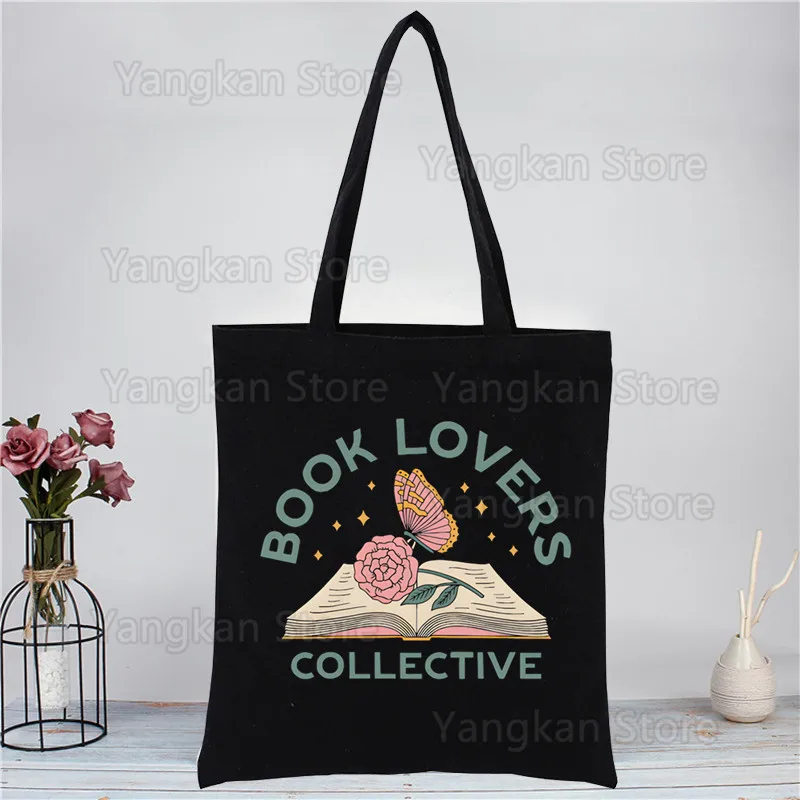 Heated Rivalry Handbags Canvas Tote Shopping Bags Reusable Shopping Bag Eco Foldable Black