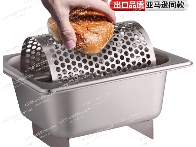 

Butter Roller Stainless Steel Butter Roller American Burger Shop Tools for Street Stalls
