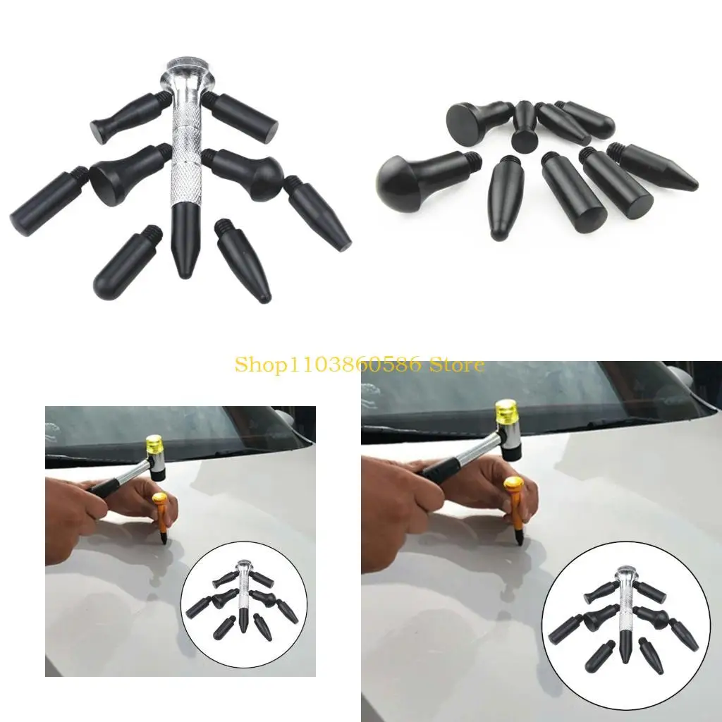 

242A Car Sheet Metal Dent Repair Leveling Pen Professional Car Dent Tap Down Pen Automotive Repair Tool Pit Knocking Pen