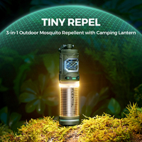 FLEXTAIL  Mosquito Repeller With Camping Light And Rechargeable Battery For Outdoor Camping Backpacking Patio