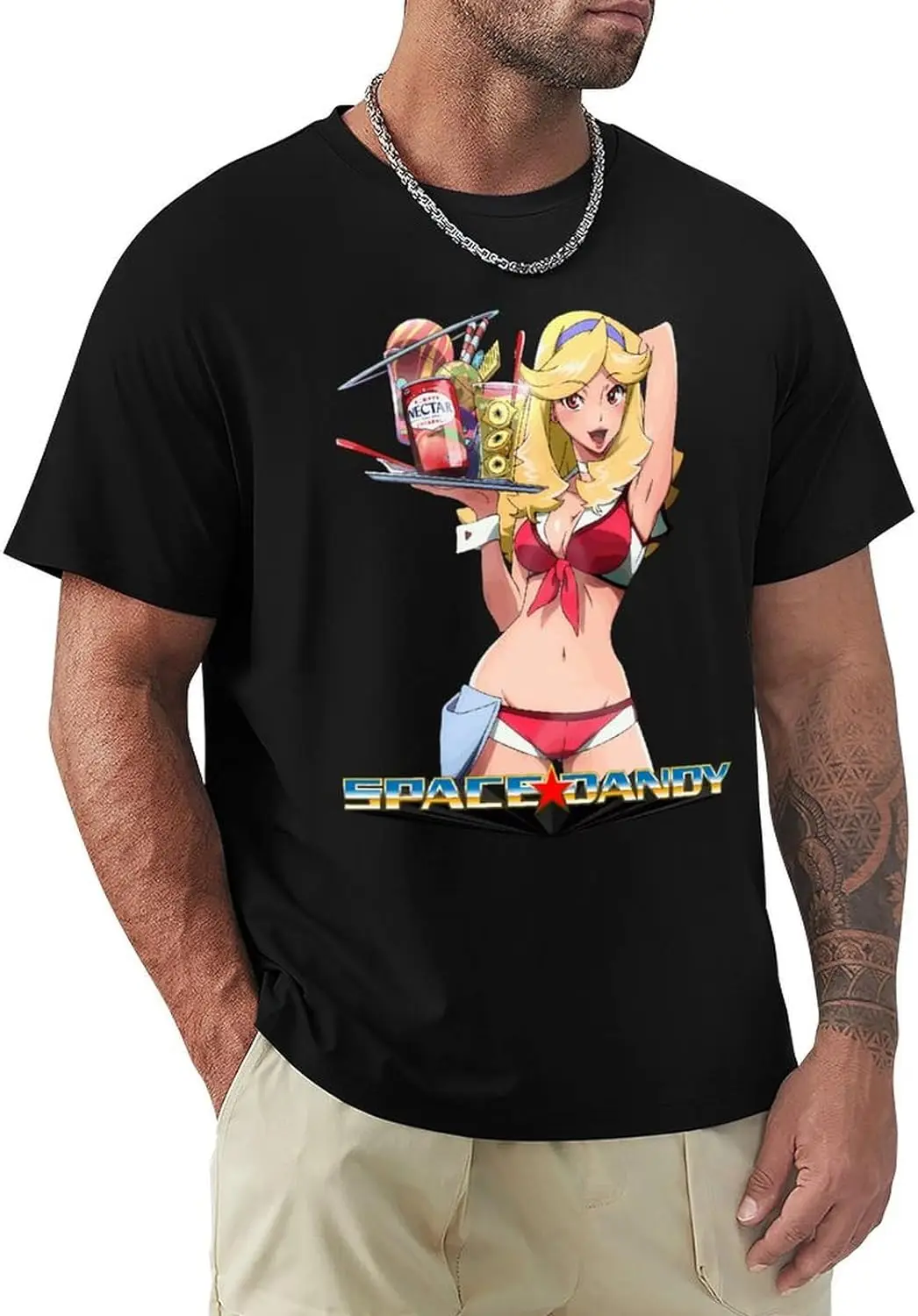 

Anime Space Dandy T-Shirt for Men Women Casual Comfortable Manga Crewneck Fashion Tees