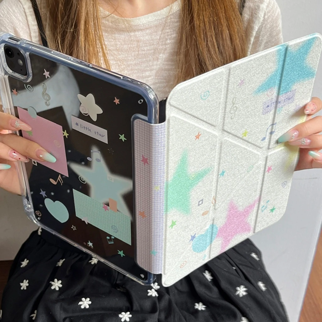 

Чехол для планшета с разноцветным узором Star Notes 3+Y для iPad Air 11 дюймов 13 дюймов Pro 12,9 дюйма 9,7 дюйма 5, 6, 10,2 дюйма, 7, 8, 9, 10, Air 3 4 5 6, чехол