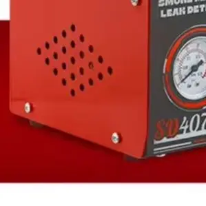 12V Dual Mode Automotive Smoke Machine Leak Detector with Adjustable Pressure Gauge Car Pipe Leakage Tester