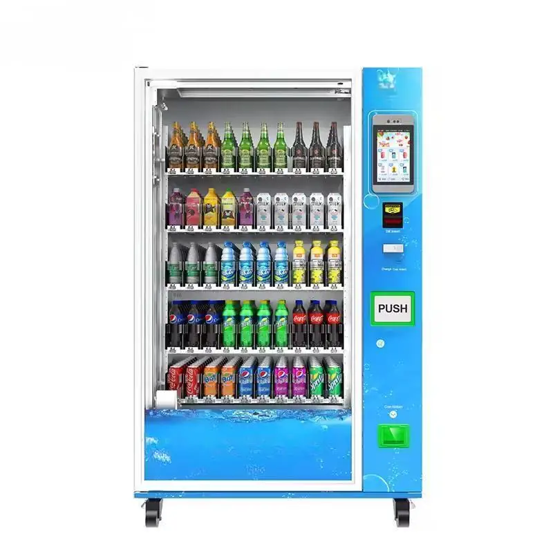 

New Vending Machine Foods and Drinks Vending Snack Machines Self Service Smart Cheap Cold Drink Snack Vending Machine