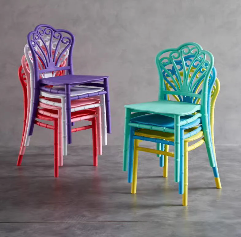 

High Quality PP Resin Chair for Kids Colorful Modern Stackable for Wedding Events Children's Parties Living Room Hotel Mall Use