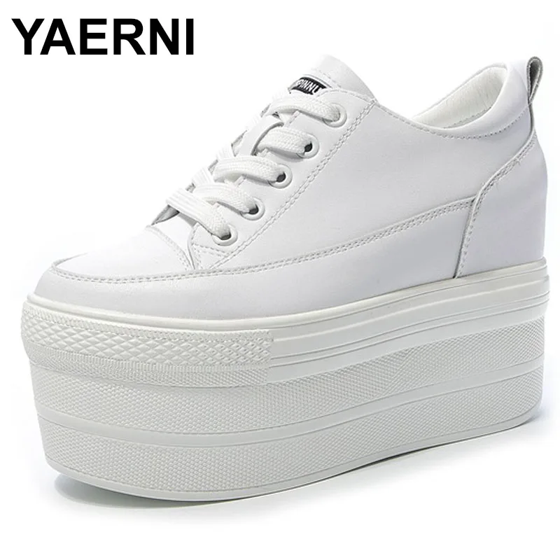 

White Luxury Designer Sneakers On Platform Sports Shoes For Women New Fashion Thick Bottom Wedding Shoes High Heel