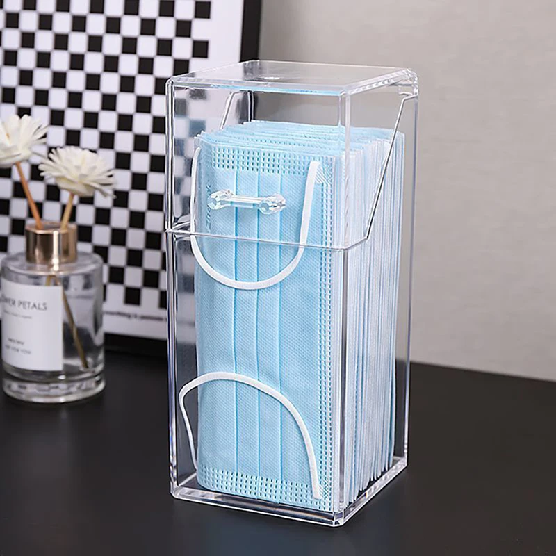 Mask Storage Box Wet Tissue Box Baby Wipes Dispenser Holder Household Dust-proof Tissue Box With Lid Kitchen Seal Design