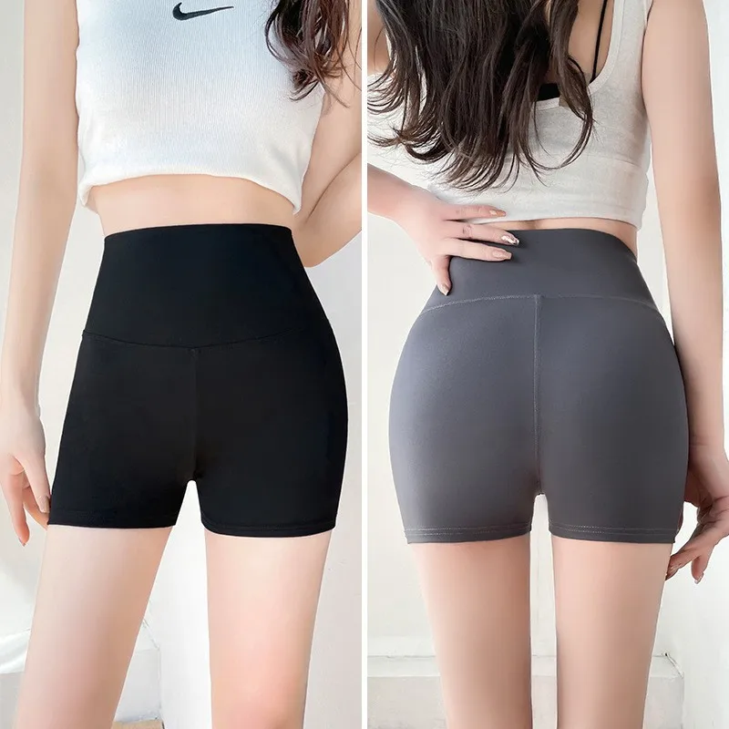 High Waisted Elastic Sports Tights Breathable Yoga Shorts Athletic Leggings Sexy Women's Short Pants Summer Female Clothing