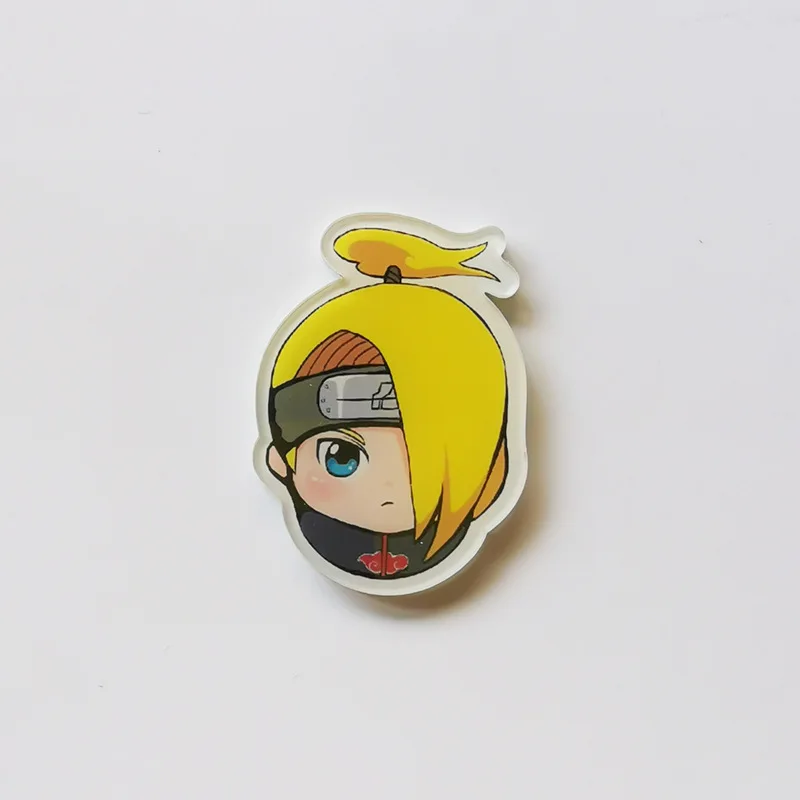 Anime-Narutos odznaka broszka Uzumaki figurka Cosplay broszka rekwizyt metalowa emaliowana szpilka torba męska ubrania przypinki na klapę prezent