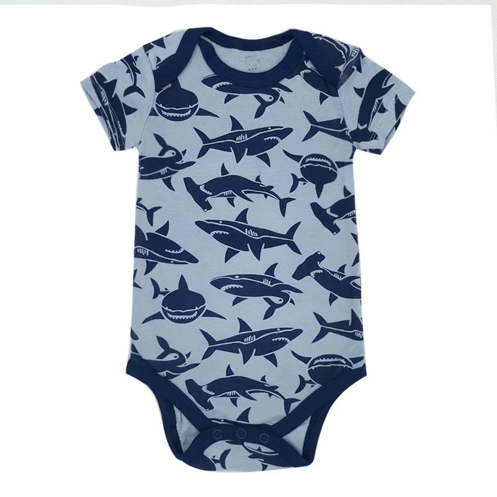 1 Pcs Baby Boy Short-Sleeve Romper Newborn Cotton Jumpsuit Comfortable Soft Infant Clothing Set for Boys
