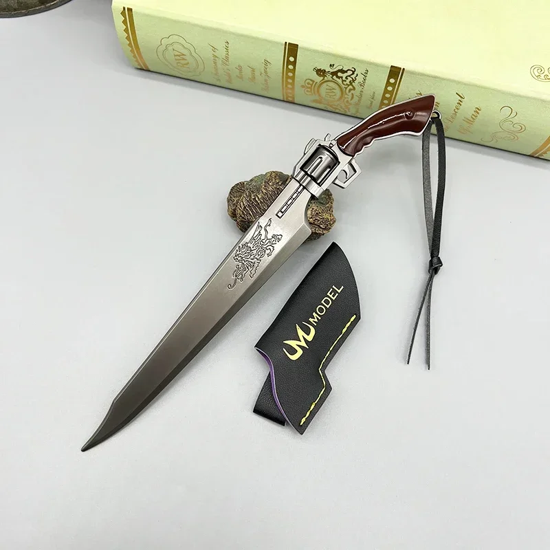 

22cm Revolver Gunblade Squall Leonhart FF8 Metal Sword Weapon Model Final Home Ornament Fantasy VIII Game Peripherals Toy Crafts