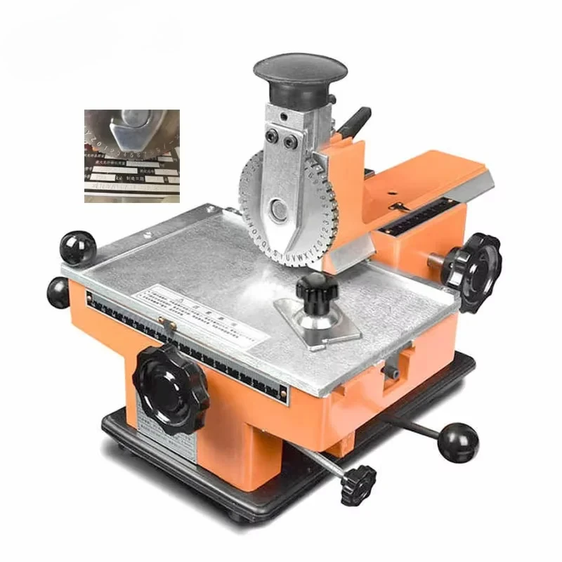 Manual Metal Aluminum Alloy Nameplate Dog Tag ID Card Stamping Label Engraving Embossing Marking Tool,Steel Embossing Machine