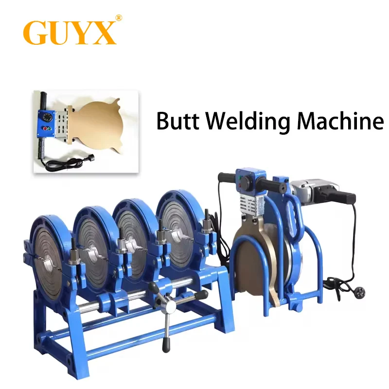 PE63-200 Hand Push Type Butt Welding Machine PE Fusion Welding Machine Pipe Hot Melt Machine Precision PE Butt Fusion Welder