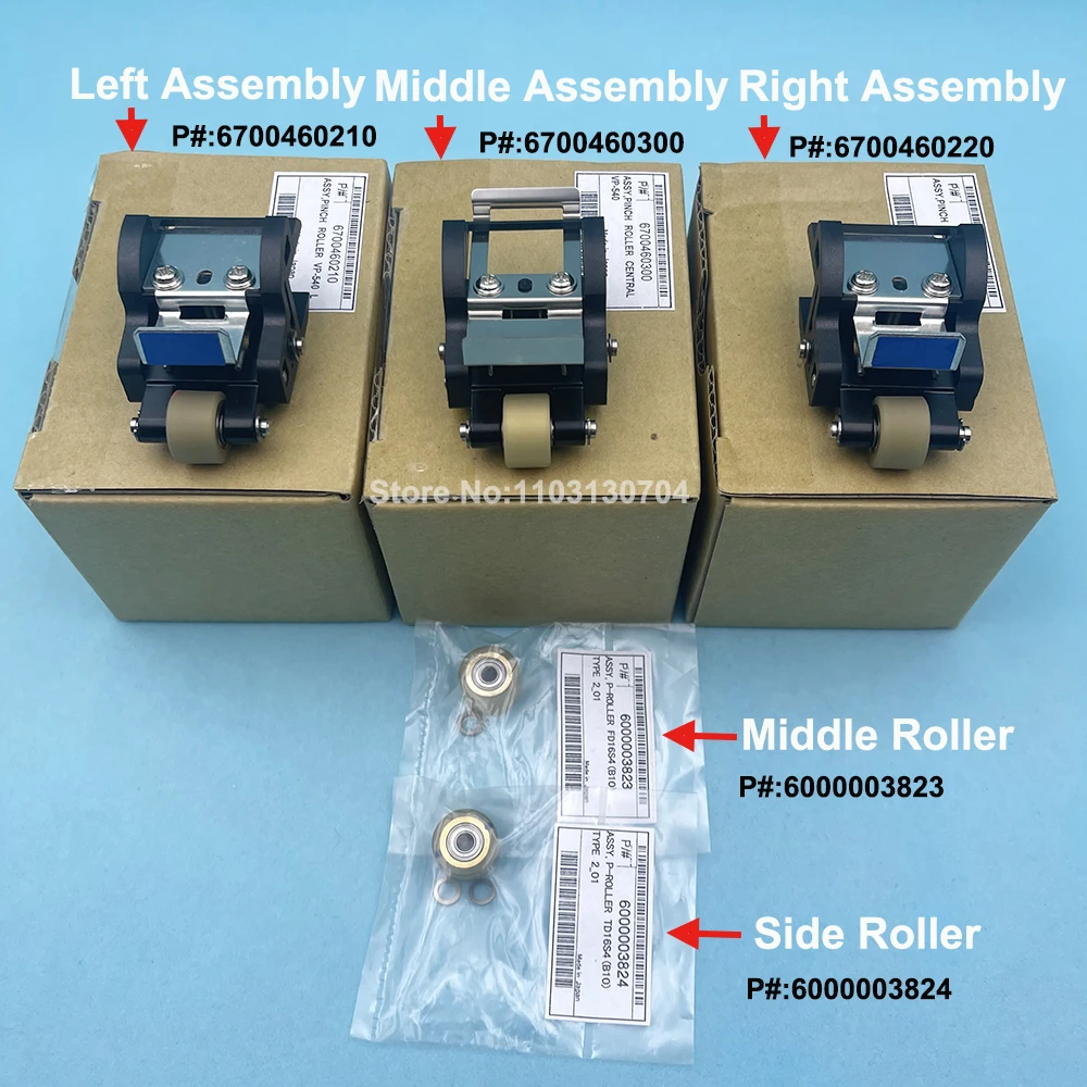 Original Pinch Roller Assembly for Roland SP540i SP300i VP540 VP540i VS640 VS640i VS300i RA640 RF640 Paper Pressure Wheel Assy