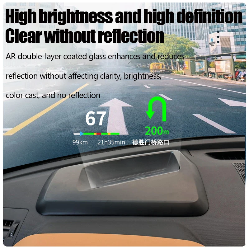 

Car HUD Display Protective Cover For Fangchengbao Bao 5 2023 2024 2025 Denza B5 Dustproof Head Up Reflective Screen Accessories