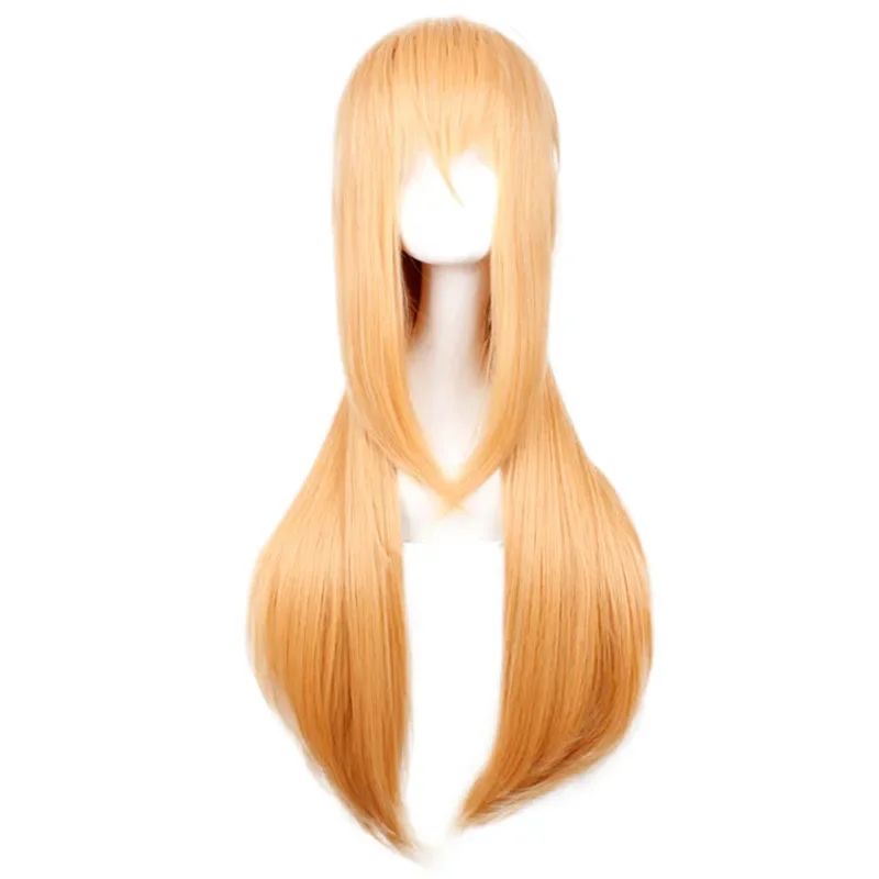 Anime Sword Art Online Yuuki Asuna Long wig Cosplay Costume SAO Yuki Asuna Women Synthetic Hair