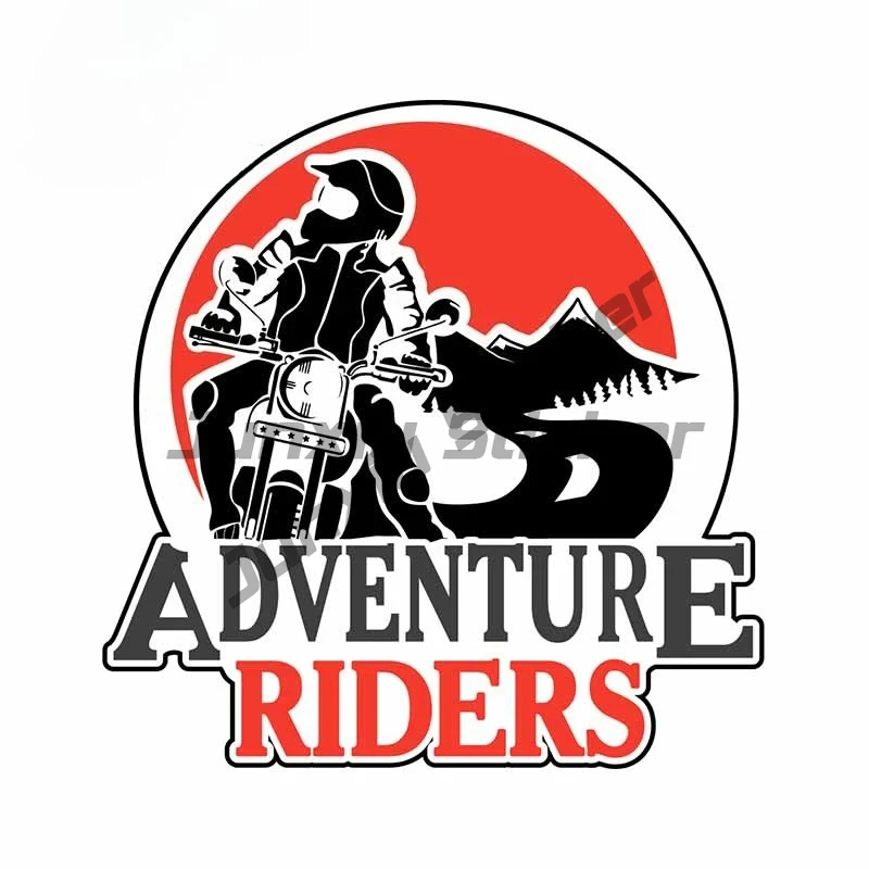 

Adventure Riders Motorcycle Car Sticker Rear Windshield Trunk Decal Vinyl Waterproof Car Accessories