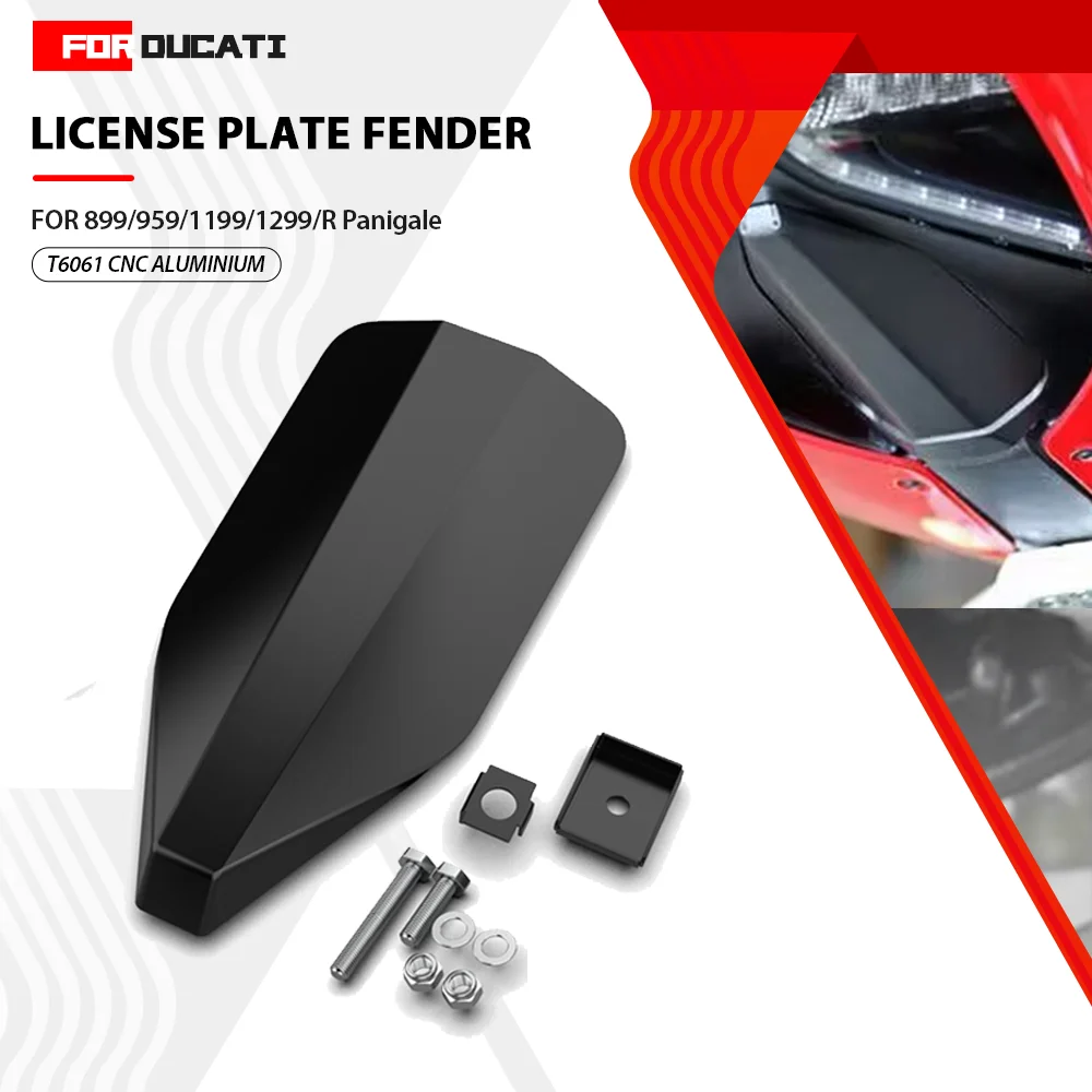 

FOR Ducati 899/959/1199/1299/R Panigale 2012-2018 2017 Motorcycle Accessories Aluminium Fender Block Off Plate Eliminator Kit