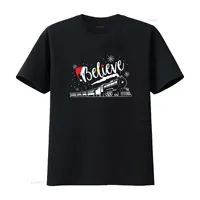 Christmas North Pole Polar Express All Abroad Xmas Santa T Shirt vintage Washed Casual designer clothes Comfortable Stretched