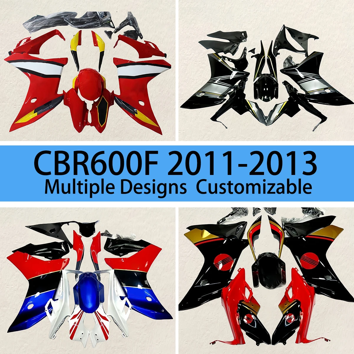 Prime Fairings for HONDA CBR600F 2011 2012 2013 Refitting Motorcycle Customized Shell Body Parts Fairing Kit CBR 600F 11 12 13