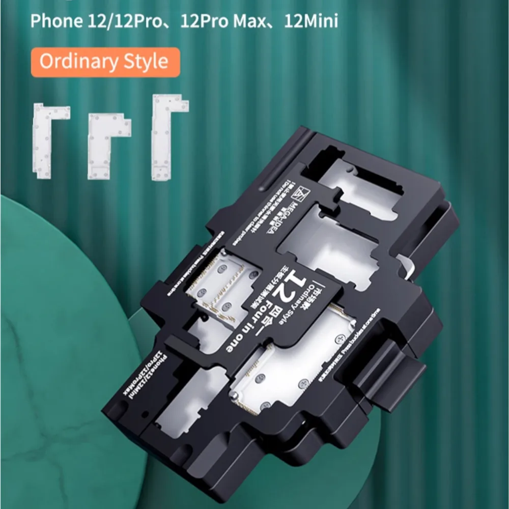 Qianli ISocket 4-in-1 Mega-iDea Motherboard Layered Testing Frame for IPhone 12/12Mini/12Pro/12ProMax Testing Repair Fixture