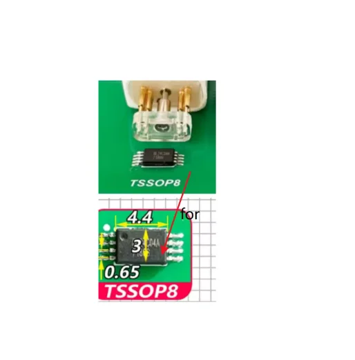 2025 New for tssop8 msop8 chip download burn write probe spring needle flash eeprom chip burner cable
