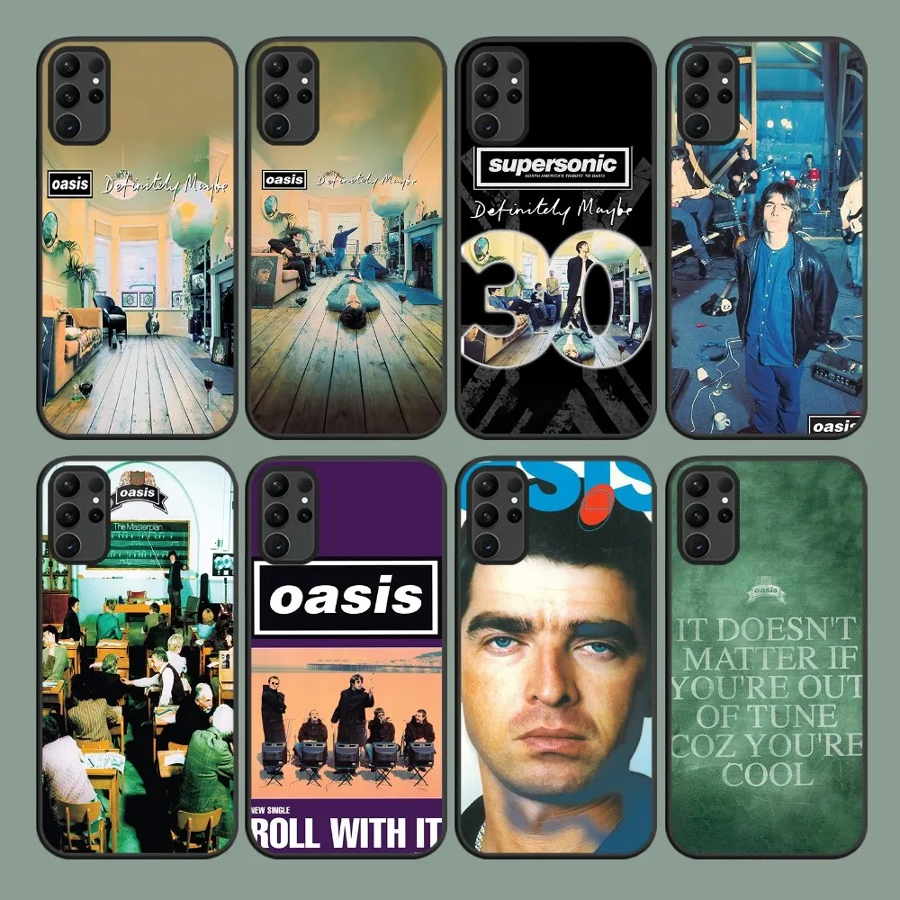 Band O-Oasis D-Definitely Maybe 30th Phone Case For Samsung Galaxy S24 S22 S23 S30 Note 20 10 Plus Lite FE ULTRA Cover