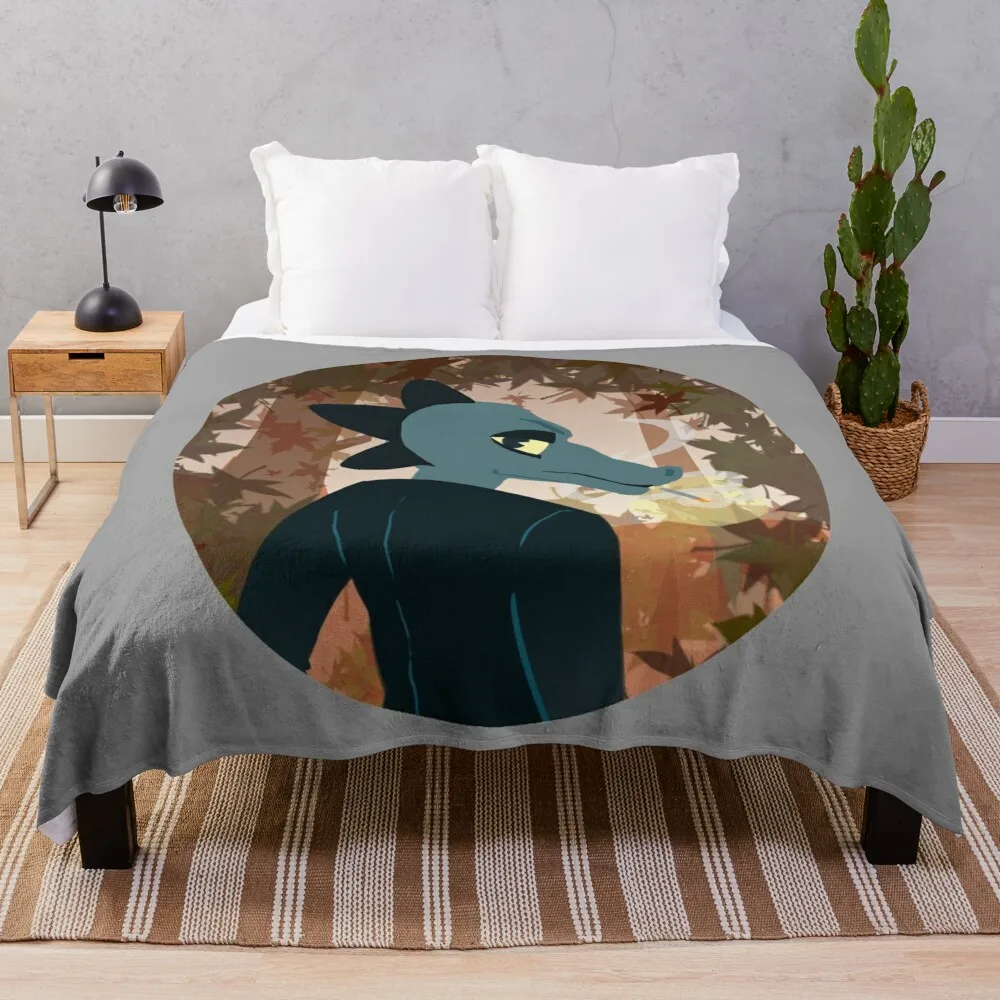 Night in the Woods Throw Blanket Multi-Purpose for winter Loose Sofa Throw Blankets